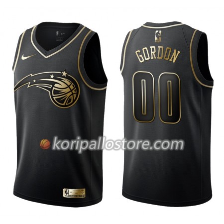 Orlando Magic Aaron Gordon 00 Nike Musta Golden Edition Miesten Pelipaidat Swingman 